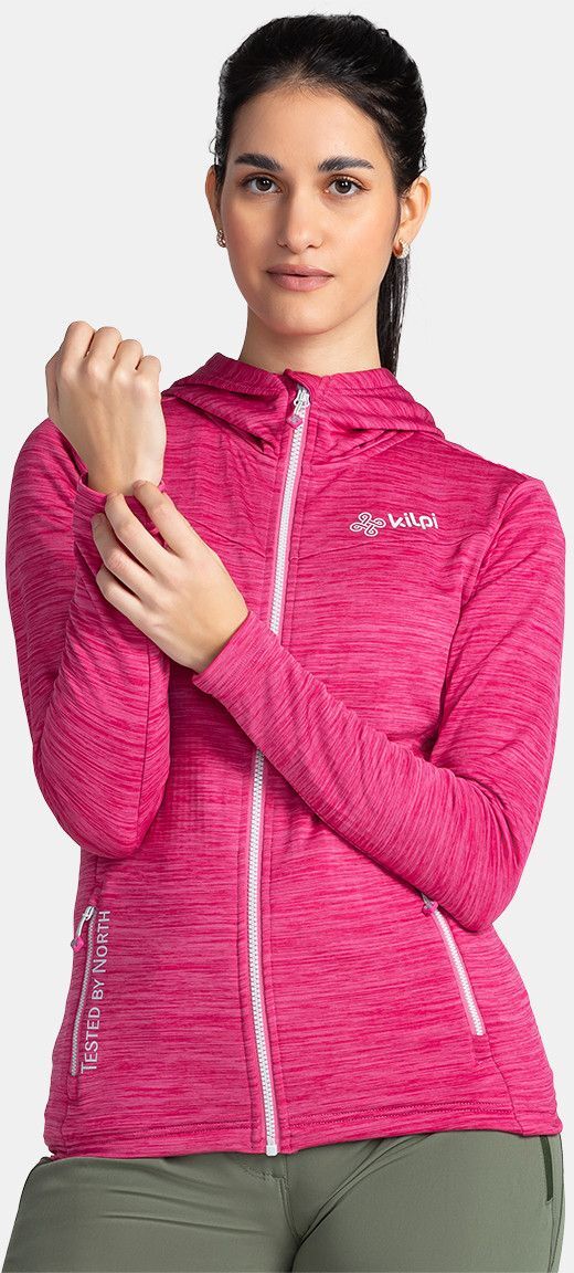 Sweat à capuche de sport pour femme Kilpi SEVELEN-W Rose - 38 Rose 38 femme