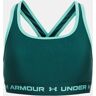 Girls' Under Armour Crossback Sports Bra Hydro Teal / Radial Turquoise YMD (137 - 149 cm) Blue Size: (YM (137 - 149 cm))