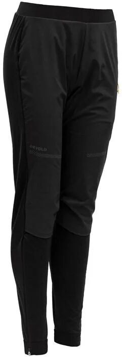 Devold Women's Running Cover Pants - Merino Wool, Caviar / L