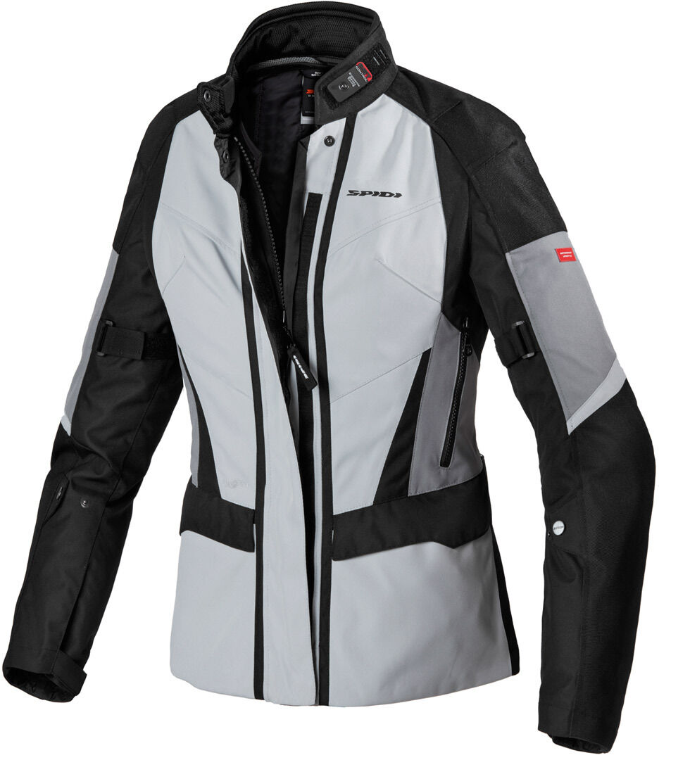 Spidi Traveler 2 Ladies Motorcycle Textile Jacket  - Black Grey