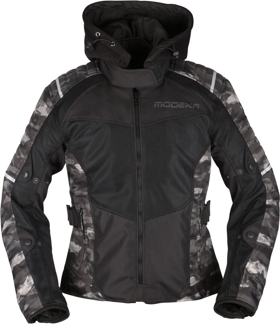 Modeka Couper Ii Ladies Motorcycle Textile Jacket  - Black Multicolored
