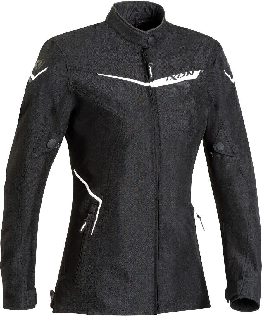 Ixon Slash Ladies Motorcycle Textile Jacket  - Black White