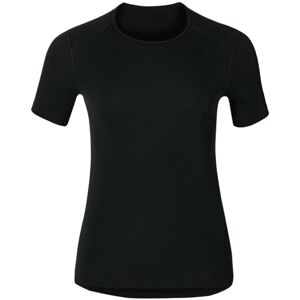 ODLO WARM SHIRT SS CREW NECK BLACK XL