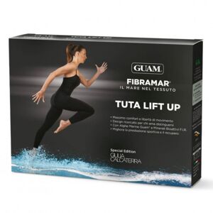 Guam Tuta Lift Up Fibramar Anticellulite Rassodante e Tonificante Nero XS/S