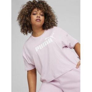 Puma Essentials t-shirt donna corta con logo T-Shirt e Top donna Viola taglia S