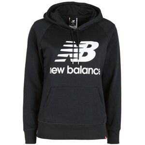 New Balance Felpa con cappuccio Esse Po Hoodie Felpe donna Nero taglia L