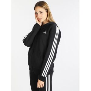 Adidas Felpa donna con zip e cappuccio Felpe donna Nero taglia L