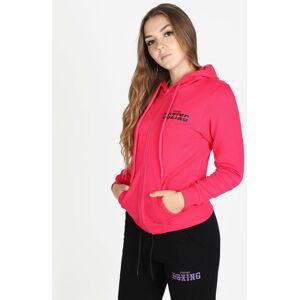 Xtreme Boxing Felpa sportiva donna con zip e cappuccio Felpe donna Rosso taglia XL