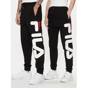 Fila Pantaloni sportivi unisex con scritta Pantaloni e shorts unisex Nero taglia S