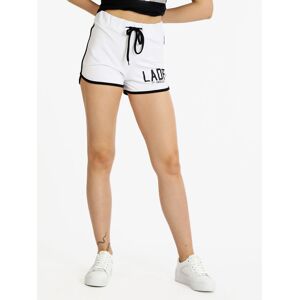 Ladp Shorts sportivi donna con coulisse Pantaloni e shorts donna Bianco taglia M
