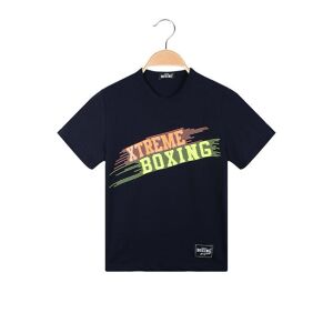 Xtreme Boxing T-shirt bambino con scritta fluo T-Shirt e Top bambino Blu taglia 10