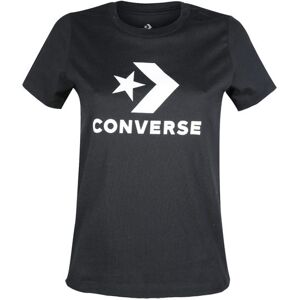 Converse T-shirt donna in cotone T-Shirt e Top donna Nero taglia L