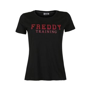 Freddy T-shirt donna stampa marchio T-Shirt e Top donna Nero taglia S