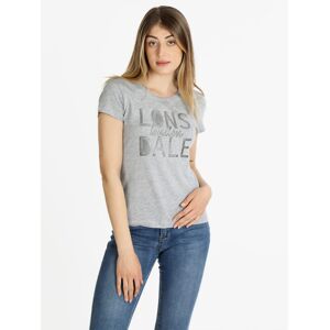 Lonsdale T-shirt manica corta donna con scritta T-Shirt e Top donna Grigio taglia L