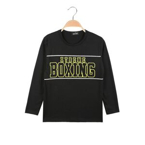 Xtreme Boxing T-shirt manica lunga da ragazzo con scritta T-Shirt e Top bambino Nero taglia 14