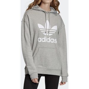 Adidas Trefoil Hoodie FM3304 Felpa con cappuccio Felpe donna Grigio taglia 38