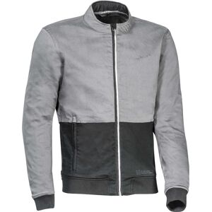 Giubbotto Moto in Tessuto Ixon FULHAM Grigio Nero taglia S