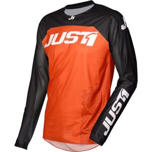 Maglia Moto Cross Enduro Just1 J-FORCE Terra Nero Orange taglia S