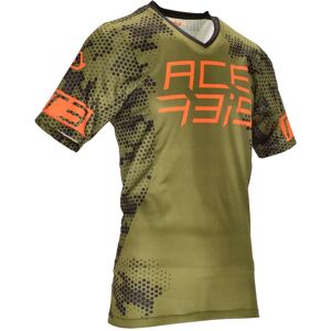 Maglia Moto Mtb Acerbis Modello DRAKARIS Nero Verde taglia M