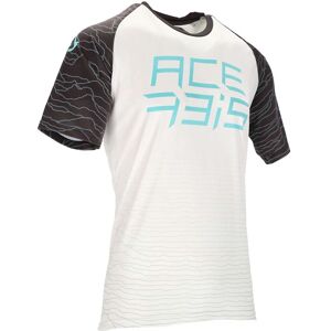 Maglia Moto Mtb Acerbis Modello FLEX HALO Nero Bianco taglia L