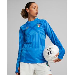 Puma Italia Italy FIGC Felpa allenamento Pre Match Stadium Azzurro Donna 2022