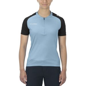 Cube ATX WS Half Zip CMPT S/S - maglia ciclismo - donna Blue XL