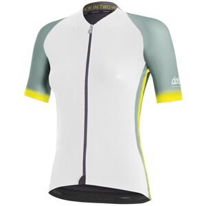 Dotout Backbone W - maglia ciclismo - donna White/Green/Yellow XS