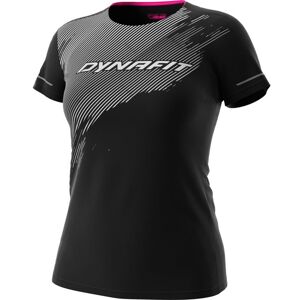 Dynafit Alpine 2 S/S - maglia trail running - donna Black/White/Pink L