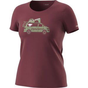 Dynafit Graphic - T-Shirt sport di montagna - donna Dark Red/Green/Pink I48 D42