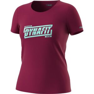 Dynafit Graphic - T-Shirt sport di montagna - donna Bordeaux/Light Blue I42 D36