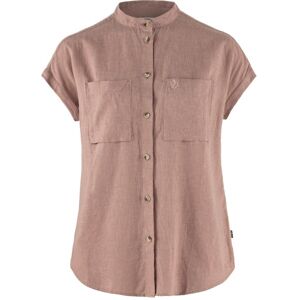 Fjällräven Ovik Hemp SS W - camicia a maniche corte - donna Pink M