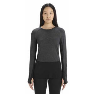 Icebreaker Merino W 125 ZoneKnit - maglietta tecnica - donna Grey S