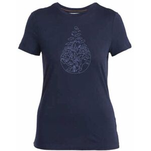 Icebreaker Merino W 150 Tech Lite III - T-shirt - donna Dark Blue XS