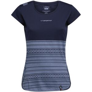 La Sportiva Lidra - T-shirt arrampicata - donna Dark Blue/Light Blue XS