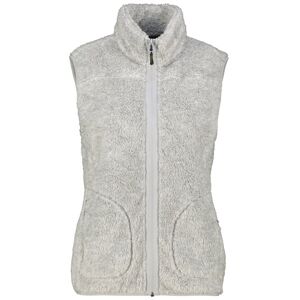 Meru Landskrona W - gilet in pile - donna Light Grey I44 D38