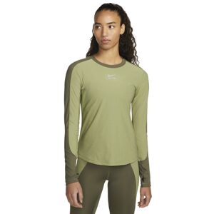 Nike Air Dri-FIT W - maglia running a maniche lunghe - donna Green S
