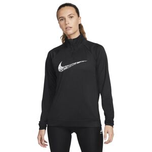 Nike Dri-fit Swoosh Run - Felpa Running - Donna Black S