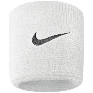 Nike Swoosh - polsini tergisudore White/Black One size