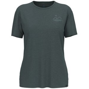 Odlo Ascent Sun. Sea. Mou - T-shirt - donna Dark Green M