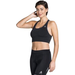 Odlo Seamless Medium Ceramicool - reggiseno sportivo medio sostegno - donna Black M