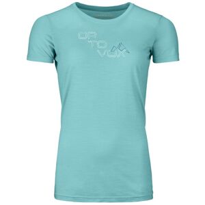 Ortovox 185 Merino Tangram Logo Ts W - maglietta tecnica - donna Light Blue S