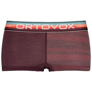 Ortovox 185 Rock'n'wool Hot - boxer - donna Bordeaux S