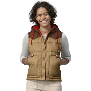 Patagonia Bivy W - gilet in piuma - donna Brown/Red XS