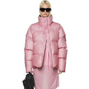 Rains Boxy Puffer - giacca tempo libero - donna Pink M