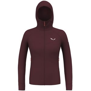 Salewa Agner Pl W Hoodie - felpa in pile - donna Dark Red I46 D40