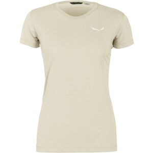 Salewa Alpine Hemp Logo - T-shirt - donna Beige/White I40 D34