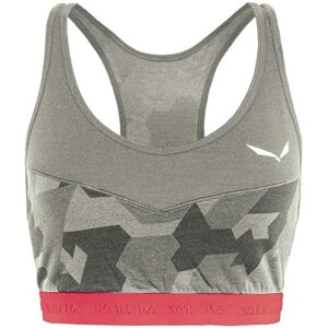 Salewa Cristallo Warm AMR - reggiseno sportivo basso sostegno - donna Grey I42 D36