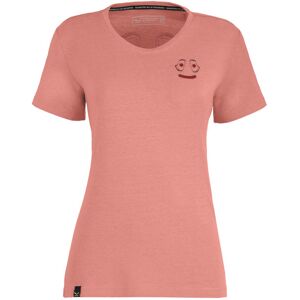Salewa Lavaredo Hemp Print W- T-shirt- donna Pink/Red I50 D44