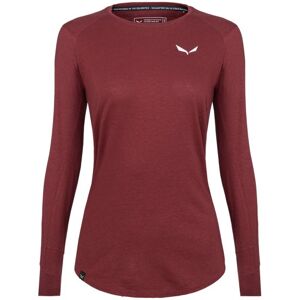 Salewa Lavaredo Hemp W L/S - maglia a manica lunga - donna Red I44 D38