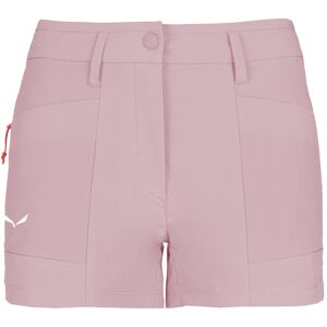 Salewa Puez DST W Cargo - pantaloni corti trekking - donna Pink/White/Red I46 D40